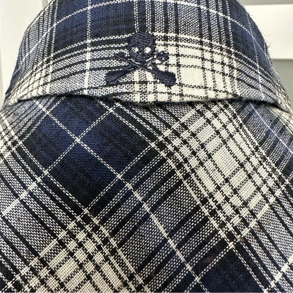 Rock Roll n Soul Plaid Western Shirt With Floral Details SZ Small NEW WITH TAGS - Picture 6 of 7